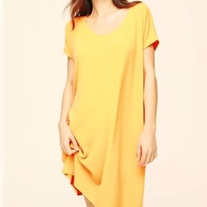Wilfred Free Aritzia Yellow Tee Dress XS